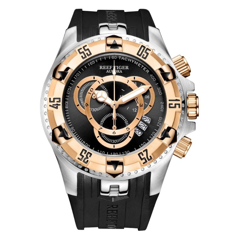 Wristwatches Reef Tiger/RT Top Sport Watch For Men Yellow Gold Steel Waterproof Watches Chronograph Date Reloj Hombre RGA303-2, Rga303-2-yll
Wristwatches Reef Tiger/RT Top Sport Watch For Men Yellow Gold Steel Waterproof Watches Chronograph Date Reloj Hombre RGA303-2, Rga303-2-yll