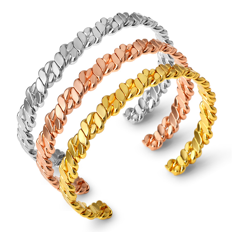 men bangle wholesale fashion Gold Bracelet silver rose designer jewelry stainless steel open bracelets Punk Style Bangles accessories, Black
men bangle wholesale fashion Gold Bracelet silver rose designer jewelry stainless steel open bracelets Punk Style Bangles accessories, Black