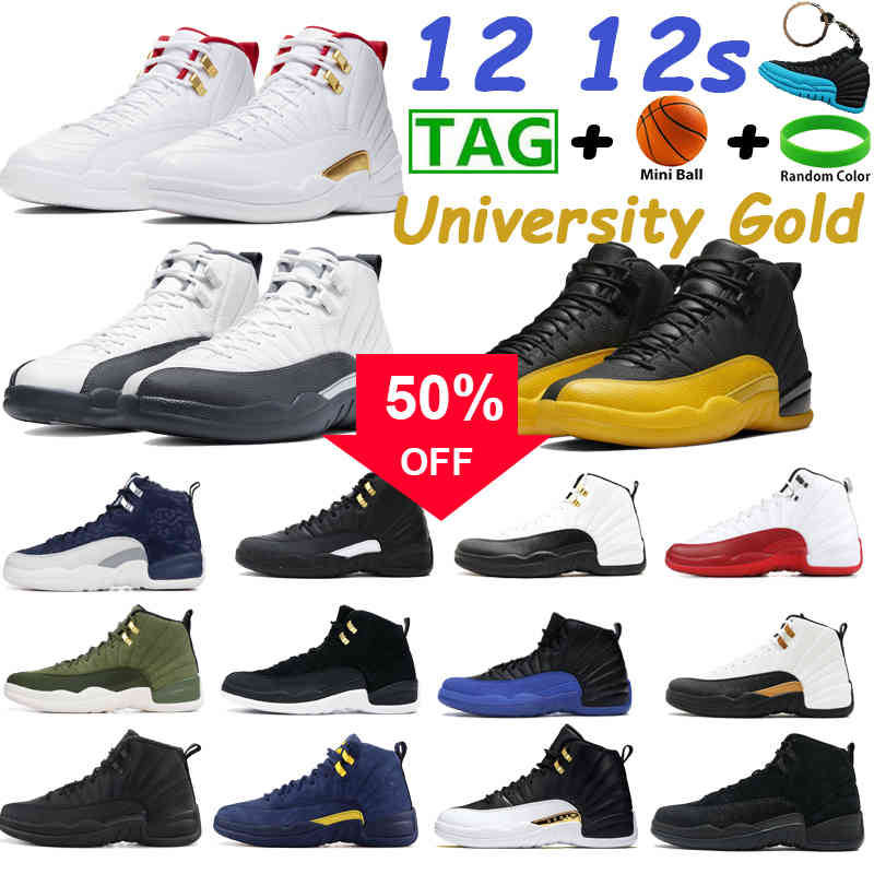 University Gold 12 12s Basketball Shoes Cherry Indigo Cny Flu Game Ovo Black Bordeaux White French Royal Blue Men Sneakers With Keychain, Customize
University Gold 12 12s Basketball Shoes Cherry Indigo Cny Flu Game Ovo Black Bordeaux White French Royal Blue Men Sneakers With Keychain, Customize