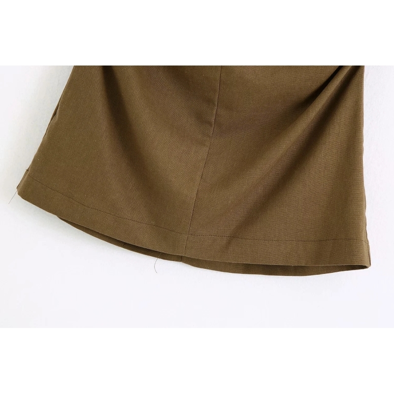 vintage office laydies tailored skirts autumn linen women mini sexy female concise girls straight skirt 210430