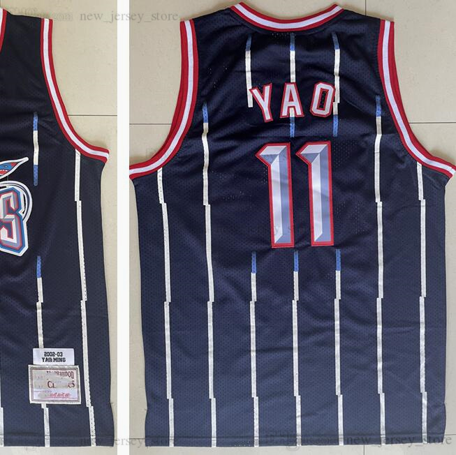 Mitchell and Ness Retro 02-03 Basketball Yao 11 Ming Jerseys Stitched Vintage Black White Stripe Man 2002-03 Jersey Size S
Mitchell and Ness Retro 02-03 Basketball Yao 11 Ming Jerseys Stitched Vintage Black White Stripe Man 2002-03 Jersey Size S