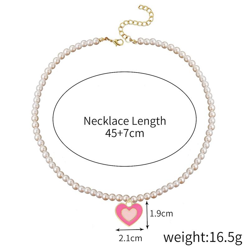 Pendant Necklaces Enamel Rainbow Heart Wholesale Pearl Pink Blue Y2k Ins Style Ethni Chain Women Jewelry Gift For Lover Friend
Pendant Necklaces Enamel Rainbow Heart Wholesale Pearl Pink Blue Y2k Ins Style Ethni Chain Women Jewelry Gift For Lover Friend