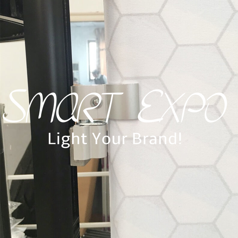 10ft Exhibition Advertising Display Backwall Show Booth with Cutom Full Color Printing Portable Carry Bags