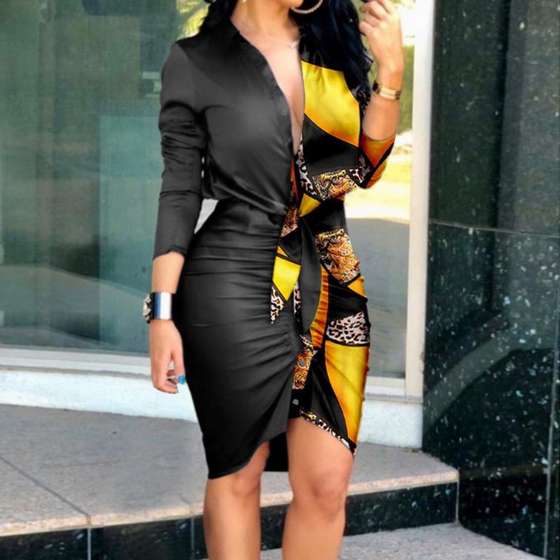Casual Dresses Women Elegant Patchwork Leopard Party Dress 2021 Summer Sexy V-Neck Bodycon Midi Ladies Long Sleeve Pleated, Black
Casual Dresses Women Elegant Patchwork Leopard Party Dress 2021 Summer Sexy V-Neck Bodycon Midi Ladies Long Sleeve Pleated, Black