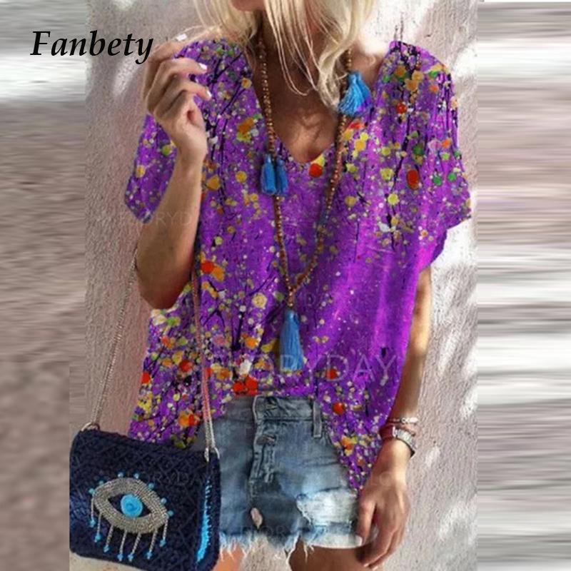 Women' Blouses & Shirts 5XL Women Summer Elegant V-Neck Short Sleeve Blouse Fashion Vintage Print Top Female Casual Loose Blusa Streetwear, 03 blue
Women' Blouses & Shirts 5XL Women Summer Elegant V-Neck Short Sleeve Blouse Fashion Vintage Print Top Female Casual Loose Blusa Streetwear, 03 blue