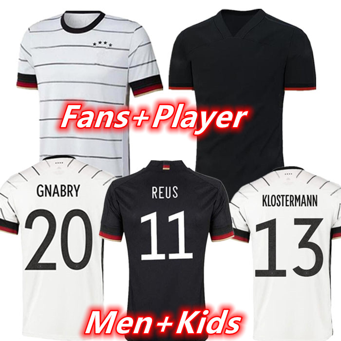 Germany 20/21 European GNABRY KROOS Soccer Jersey 2021 Home WERNER BRANDT SANE KIMMICH Shirt national team Away Football Uniforms men + kids kit, Black
Germany 20/21 European GNABRY KROOS Soccer Jersey 2021 Home WERNER BRANDT SANE KIMMICH Shirt national team Away Football Uniforms men + kids kit, Black