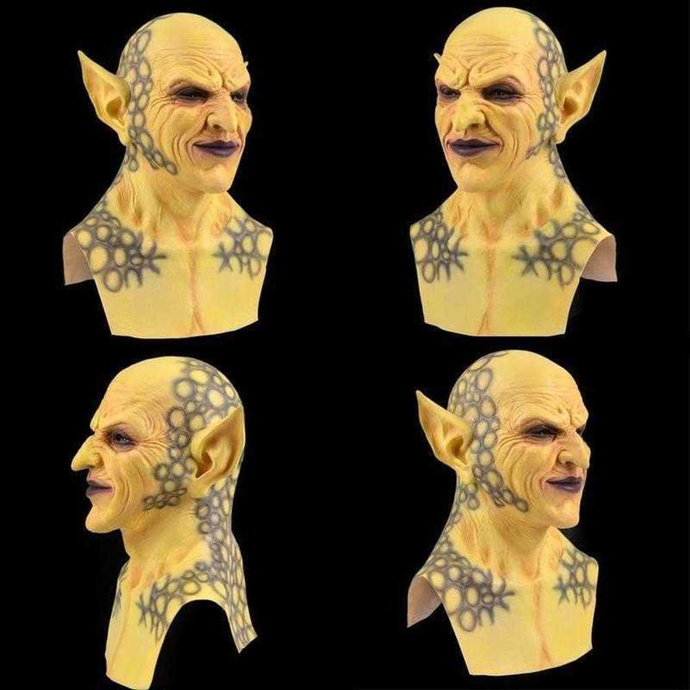 1pc Halloween Devil Clown Mask Headgear Latex Cosplay Props Goblins Funny Horror Tools G09109365786