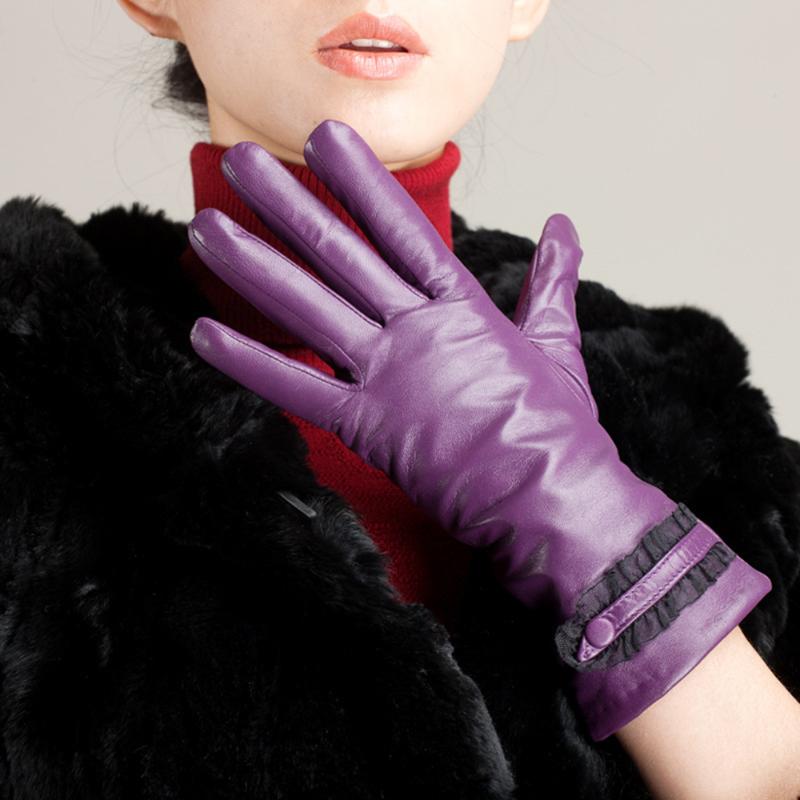 Five Fingers Gloves Color Winter Women's Genuine Sheepskin Leather Windproof Thermal Warm Driving Mittens High-end S2150
Five Fingers Gloves Color Winter Women's Genuine Sheepskin Leather Windproof Thermal Warm Driving Mittens High-end S2150