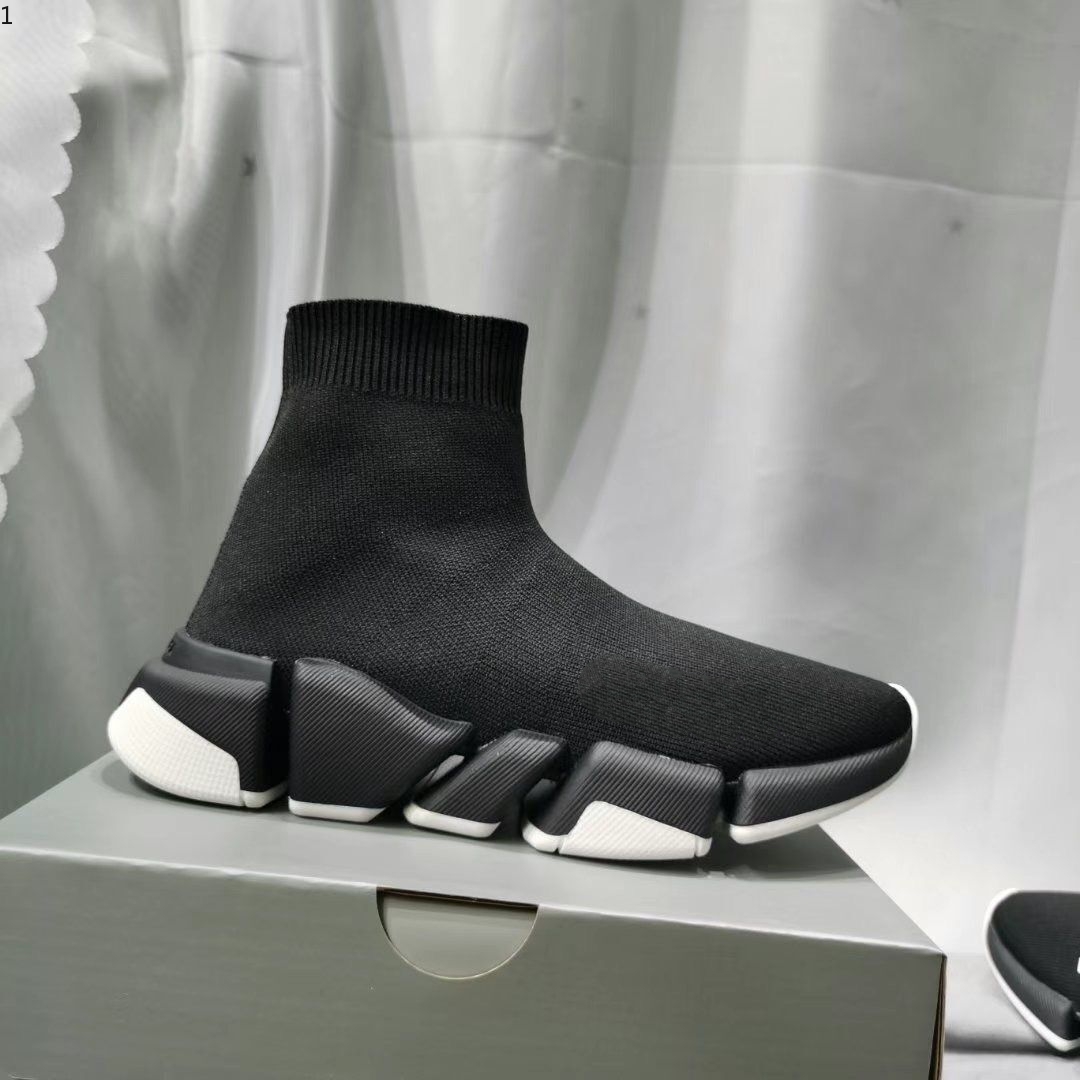 Dio 2.0 Classical Trainers for Mens Women Stretch Mesh Sock Sneakers Ankle Boots Rubber Sole Trainer Runner Causal Top Quality mkj0003