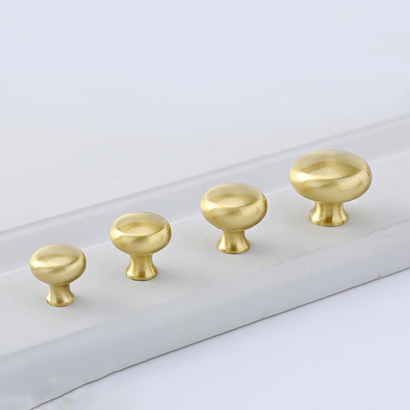 4pcs solid simple drawer knob furniture door handle hardware cabinet wardrobe shoe single hole round cone pull
