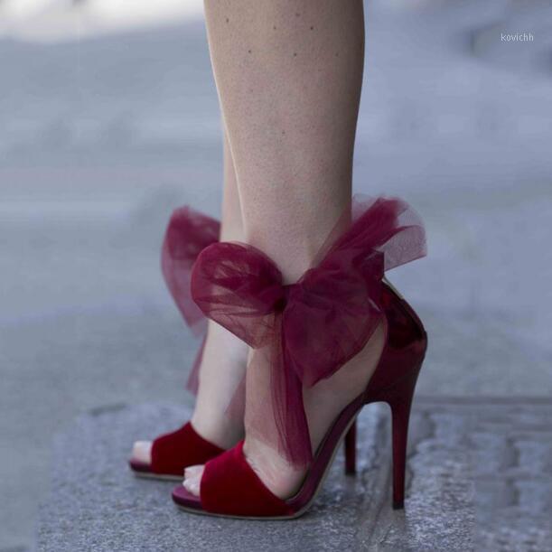 Drop Sexy Woman Solid Burgundy Butterfly Knot Bow Ties Lace Peep Toe Thin Heels Zipper Back Wedding Sandals Big Size 47 Dress Shoes, As picture
Drop Sexy Woman Solid Burgundy Butterfly Knot Bow Ties Lace Peep Toe Thin Heels Zipper Back Wedding Sandals Big Size 47 Dress Shoes, As picture