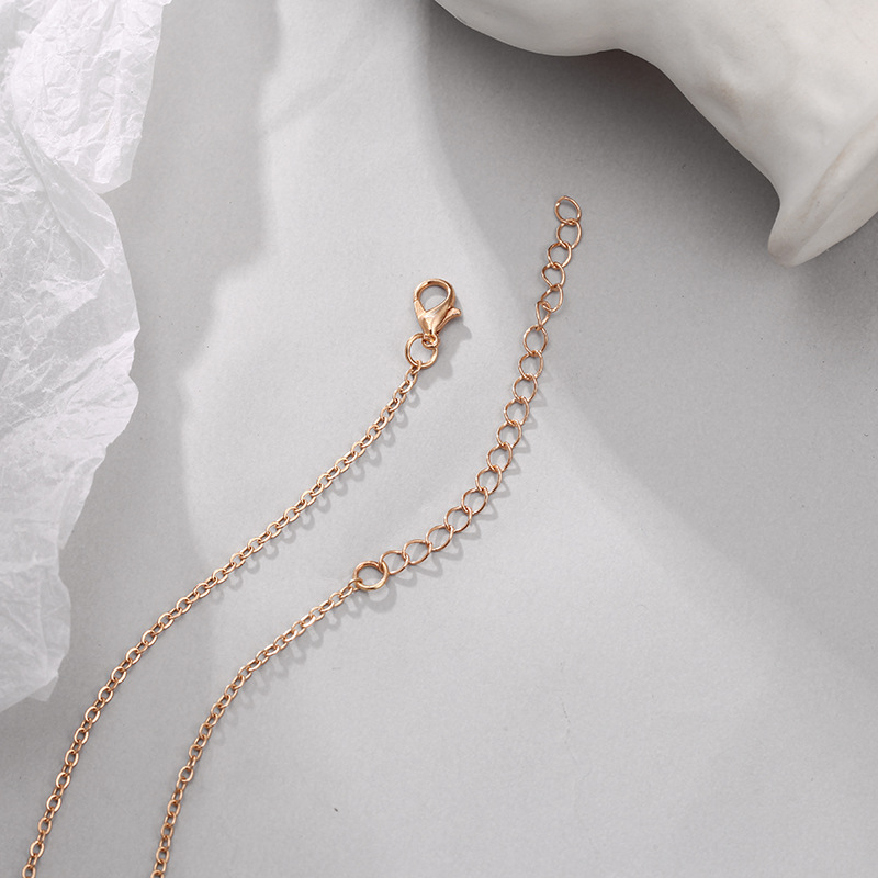 Stainless Steel Delicate Forever Love Heart and Moon Star Through Pendant Womens Necklace Available in Gold Silver tones