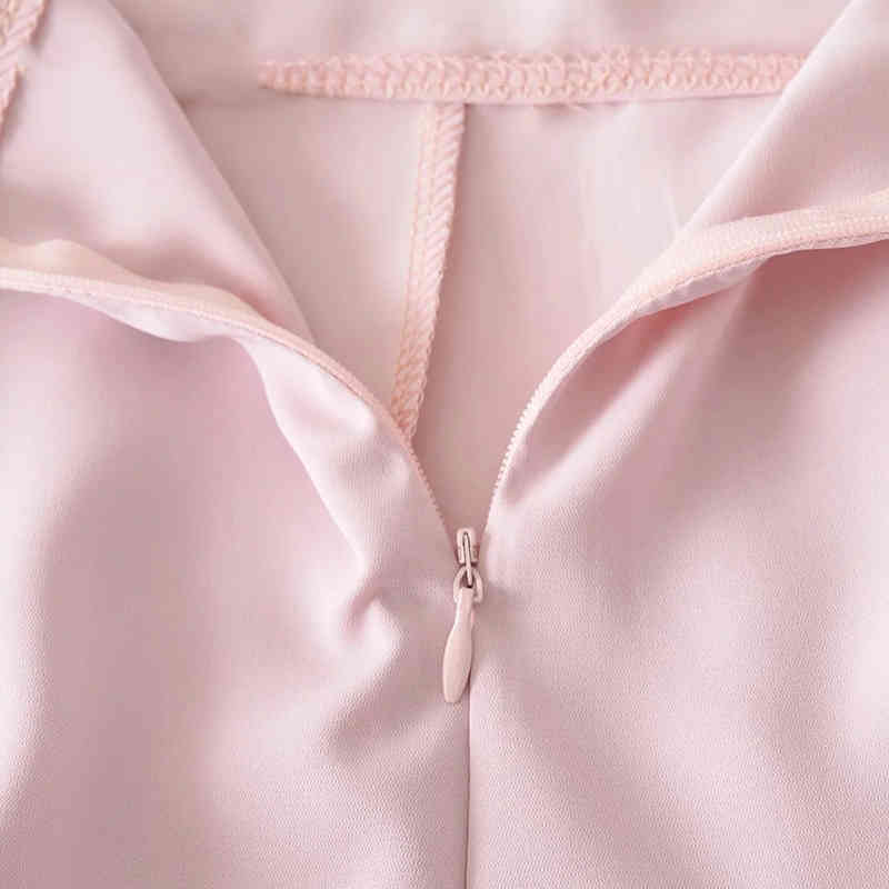 Fashion Pink Wide Leg Pants Women Casual High Waist Pleated Trousers Female Solid Color Elegant Loose Summer 210515