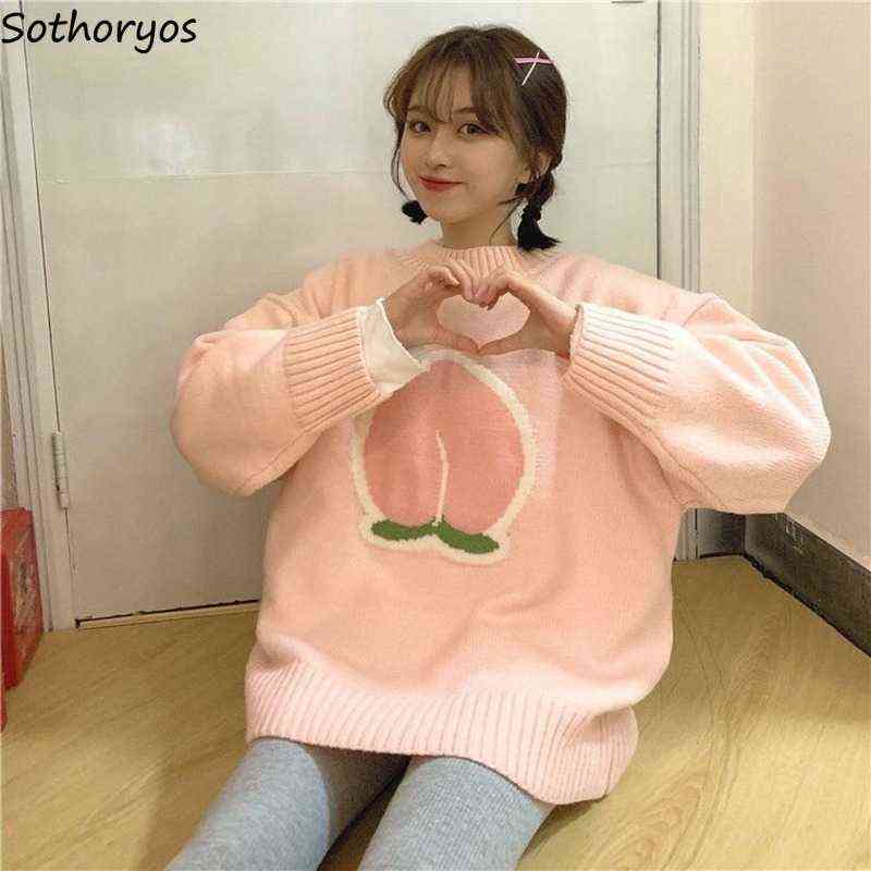 Pullovers Women Spring New Fruit Embroidery Sweater O-neck Sweet Student Preppy Kawaii Knitwear Loose All-match Jumpers Outwear Y1110, Blue
Pullovers Women Spring New Fruit Embroidery Sweater O-neck Sweet Student Preppy Kawaii Knitwear Loose All-match Jumpers Outwear Y1110, Blue