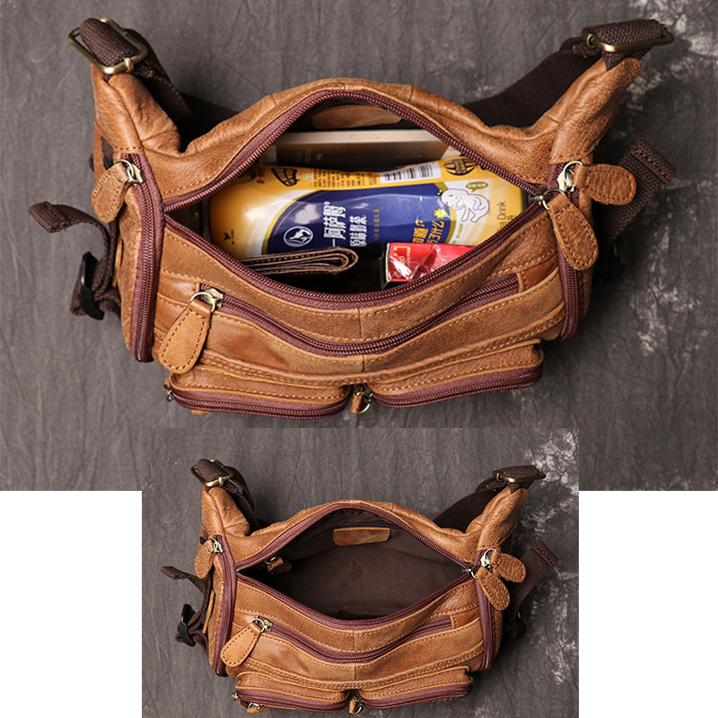 Men Leather Waist Bag Original Design Fashion Fanny Packs Male Phone Pouch High Quality Belt, Brown
Men Leather Waist Bag Original Design Fashion Fanny Packs Male Phone Pouch High Quality Belt, Brown