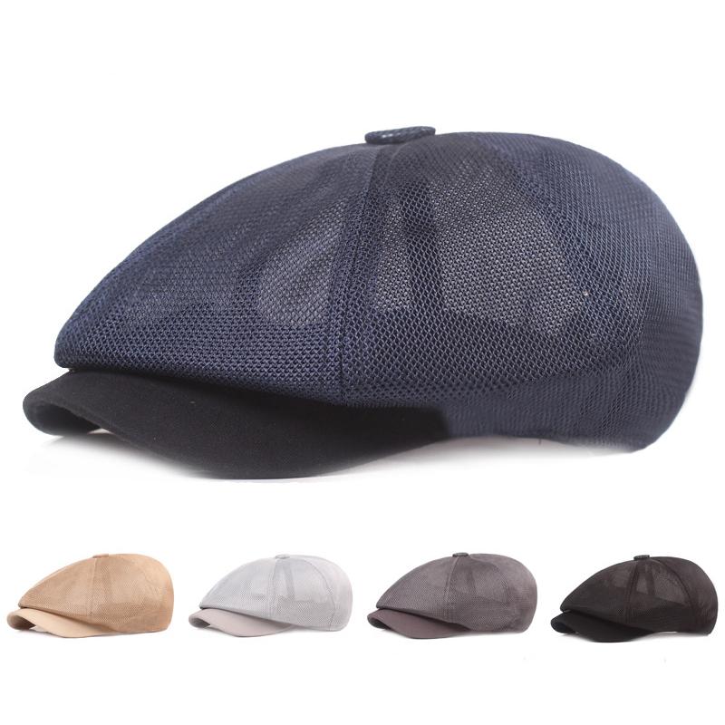 Berets Summer Sun Mesh Beret Peaked Cap Breathable Pure Color Chapeau Prevent Hats Unisex Men Women Sboy Flat Dad Hat, 01
Berets Summer Sun Mesh Beret Peaked Cap Breathable Pure Color Chapeau Prevent Hats Unisex Men Women Sboy Flat Dad Hat, 01