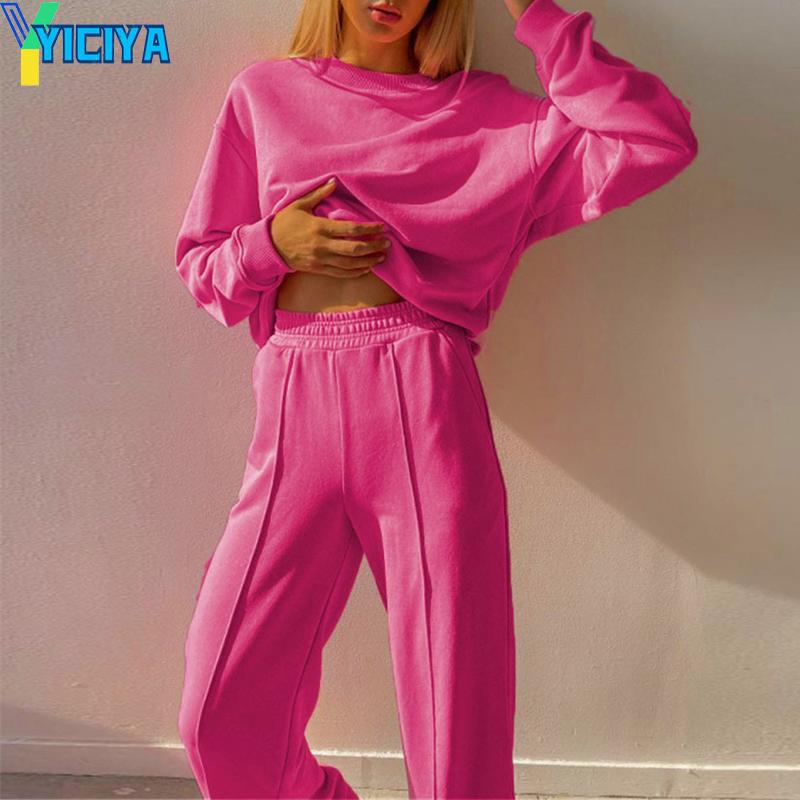 Women's Two Piece Pants Tracksuit Women Casual Solid Pieces Sets Autumn Winter Loose Female Suits Long Sleeve Pullover Sweatshirt And Wide L, White
Women's Two Piece Pants Tracksuit Women Casual Solid Pieces Sets Autumn Winter Loose Female Suits Long Sleeve Pullover Sweatshirt And Wide L, White