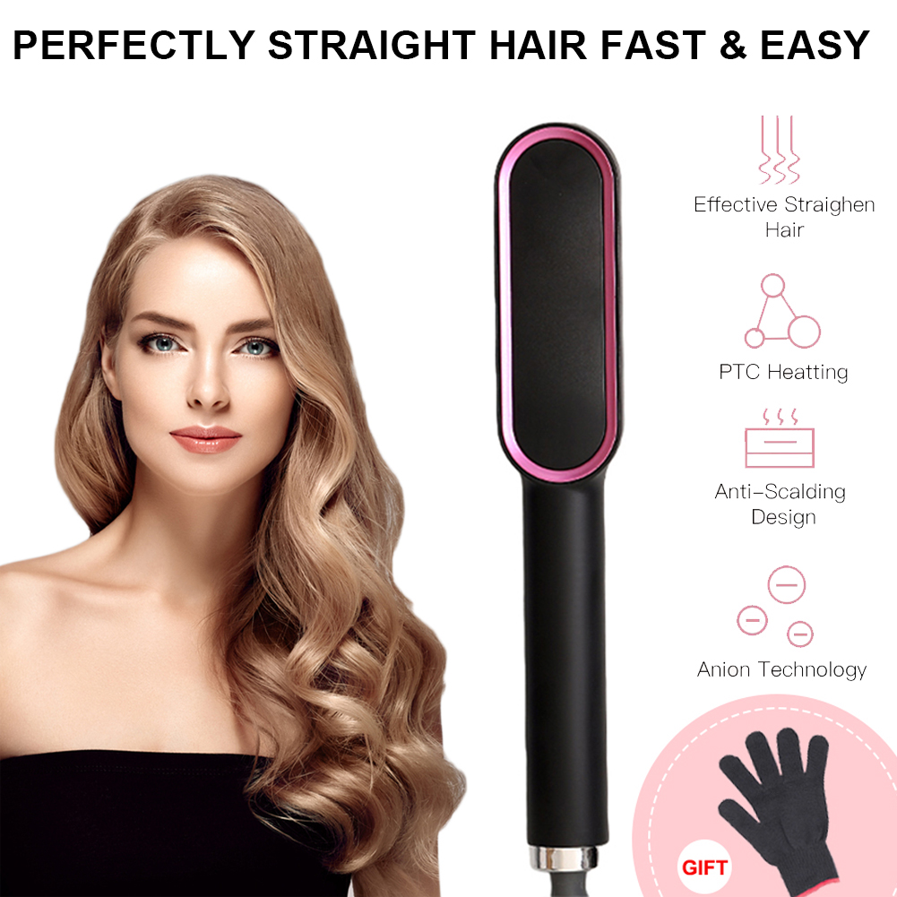 Professional Hair Straightener Ceramic Electric Straightening Beard Brush Men Fast Heating Beard Straightener Comb Styler
Professional Hair Straightener Ceramic Electric Straightening Beard Brush Men Fast Heating Beard Straightener Comb Styler