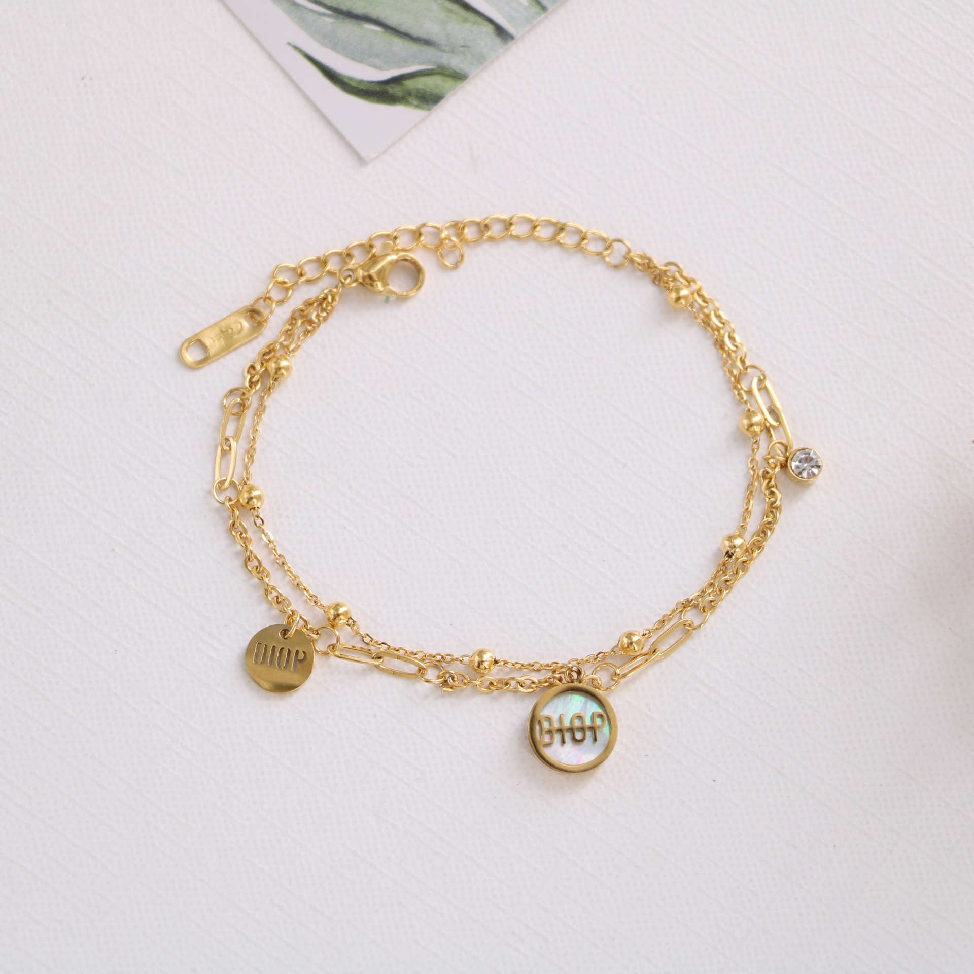 Titanium Charm Brac… - image