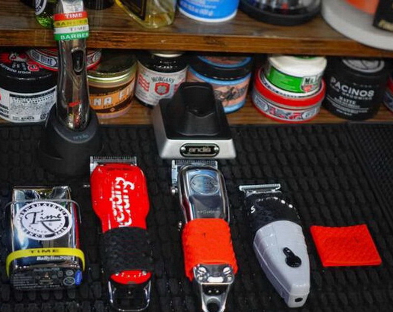 Trimmer grip bath Barber Hair Clipper Rubber Anti Slide Design Barber Bicycle Grips Hairdressing silicone decorative rings