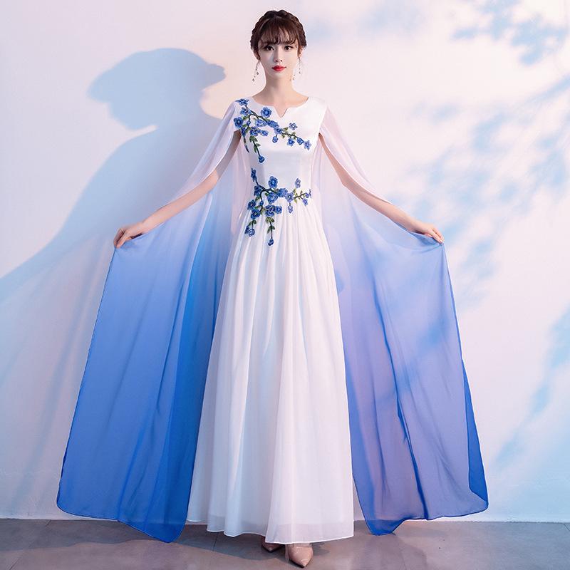 Ethnic Clothing Women Chinese Style Evening Dress Chiffon Print Long Pleated Dresses Performance Skirt Banquet Party Prom Gown XS-5XL Vestid
Ethnic Clothing Women Chinese Style Evening Dress Chiffon Print Long Pleated Dresses Performance Skirt Banquet Party Prom Gown XS-5XL Vestid