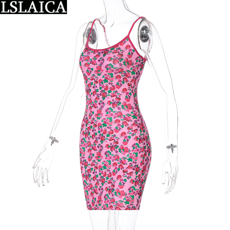 Arrival Sale Summer Dress Print High Waist Streetwear Evening Party Club Mini Fashion Night Hollow Out Woman 210515