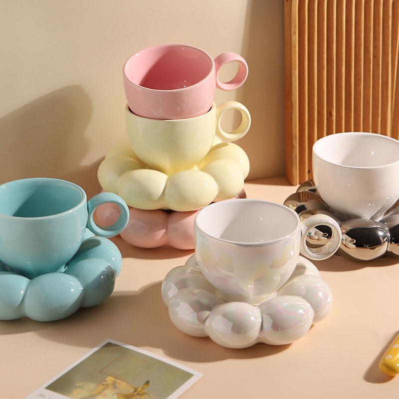 Cups & Saucers Creative Coffee Mug With Sunflower Saucer Beautiful Cup For Tea Kitchen Party Drinkware Cute Birthday Wedding Gift
Cups & Saucers Creative Coffee Mug With Sunflower Saucer Beautiful Cup For Tea Kitchen Party Drinkware Cute Birthday Wedding Gift