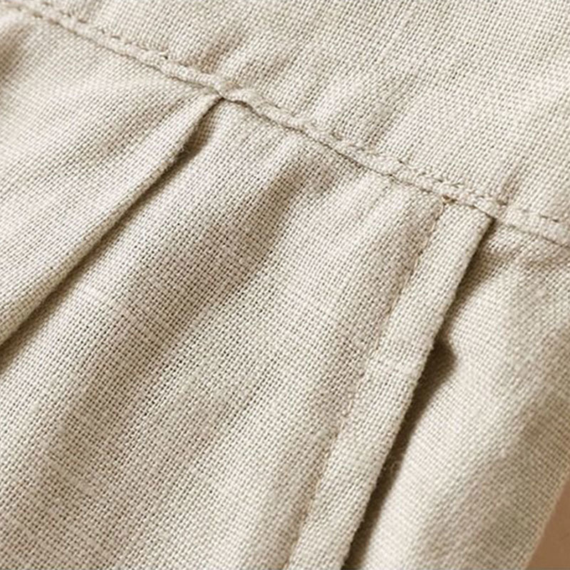 Spring Korea Fashion Women Pants Plus Size All-match Casual Solid Cotton Linen Harem Elastic Waist Ankle-length D150 210512