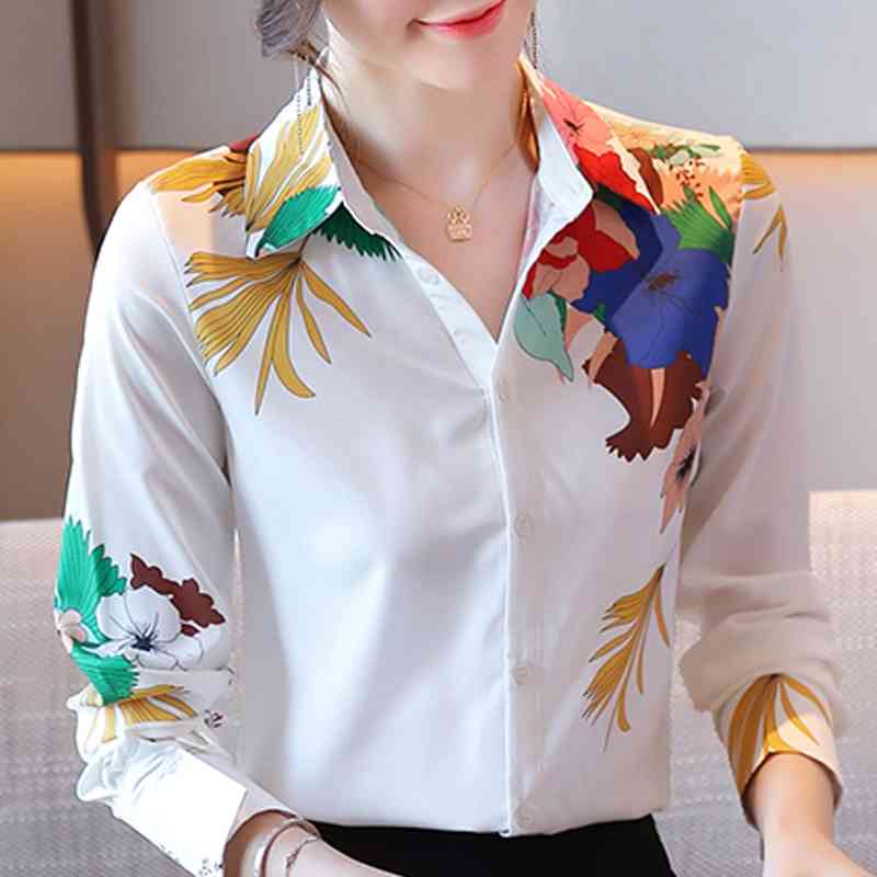 Long Sleeve Print Chiffon Blouse Shirt Blouse Women Blusas Mujer De Moda Turn Down Collar Office Blouse Women Clothing D994 210602, As picture
Long Sleeve Print Chiffon Blouse Shirt Blouse Women Blusas Mujer De Moda Turn Down Collar Office Blouse Women Clothing D994 210602, As picture