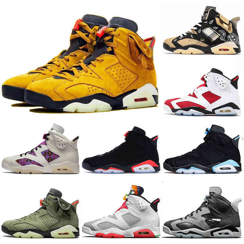 Top New Basketball Shoes Carmine Travis yellow Cactus Jack Jumpman 6 6s Hare Quai 54 Black Infrared UNC Men Women Trainers Sneakers CNY, Q35 psgs 40-47
Top New Basketball Shoes Carmine Travis yellow Cactus Jack Jumpman 6 6s Hare Quai 54 Black Infrared UNC Men Women Trainers Sneakers CNY, Q35 psgs 40-47