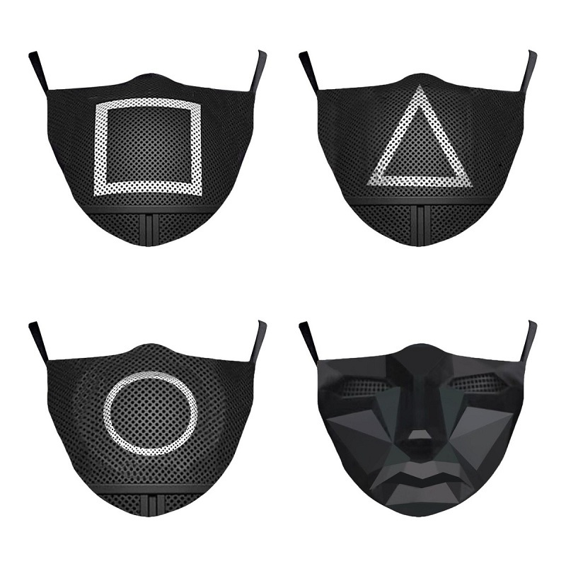TV Squid Game Square Circle Triangle Halloween Cosplay Face Mask Dustproof Adults Masks Filter Washable DHL
TV Squid Game Square Circle Triangle Halloween Cosplay Face Mask Dustproof Adults Masks Filter Washable DHL