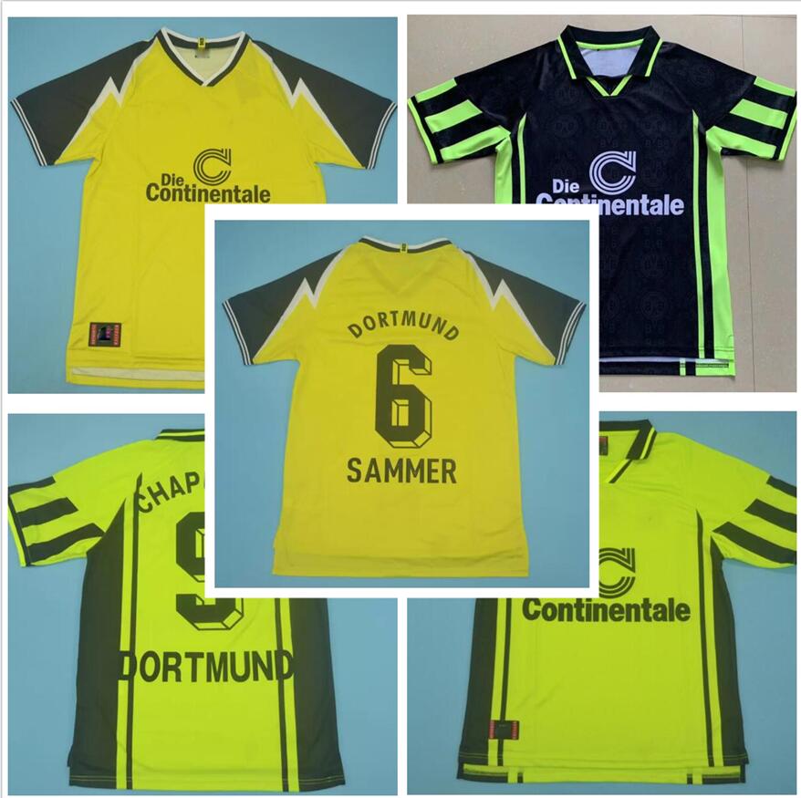 1995 1996 1997 retro soccer jersey HOME green yellow away black 95 96 97 classic Vintage football shirt Moller HERRLICH CHAPUISAT SAMMER, Black;yellow
1995 1996 1997 retro soccer jersey HOME green yellow away black 95 96 97 classic Vintage football shirt Moller HERRLICH CHAPUISAT SAMMER, Black;yellow