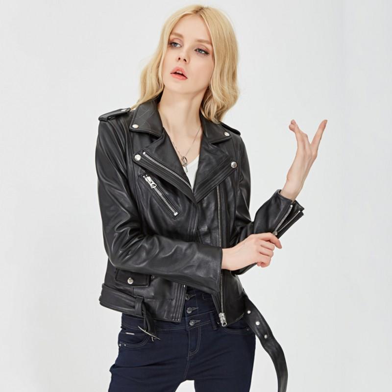 Women's Leather & Faux 2021 Autumn Jacket Women Black Sheepskin Coat Turn-Down Collar Real Zipper Short Genuine Woman
Women's Leather & Faux 2021 Autumn Jacket Women Black Sheepskin Coat Turn-Down Collar Real Zipper Short Genuine Woman