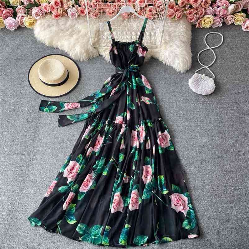 Women Vintage Long Dress Vestidos Summer Ruffles High Waist Bandage Dresses Ladies Elegant Party Robe 210602, Black
Women Vintage Long Dress Vestidos Summer Ruffles High Waist Bandage Dresses Ladies Elegant Party Robe 210602, Black