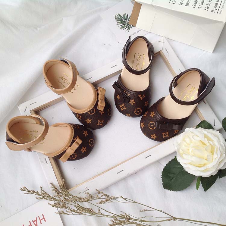 Children Sandals Girls Fashion Flats Kids Toddler Princess Summer Shoes With Butterfly-Knot Dress Wedding Party Girl Shoe Soft 21-30 от DHgate WW