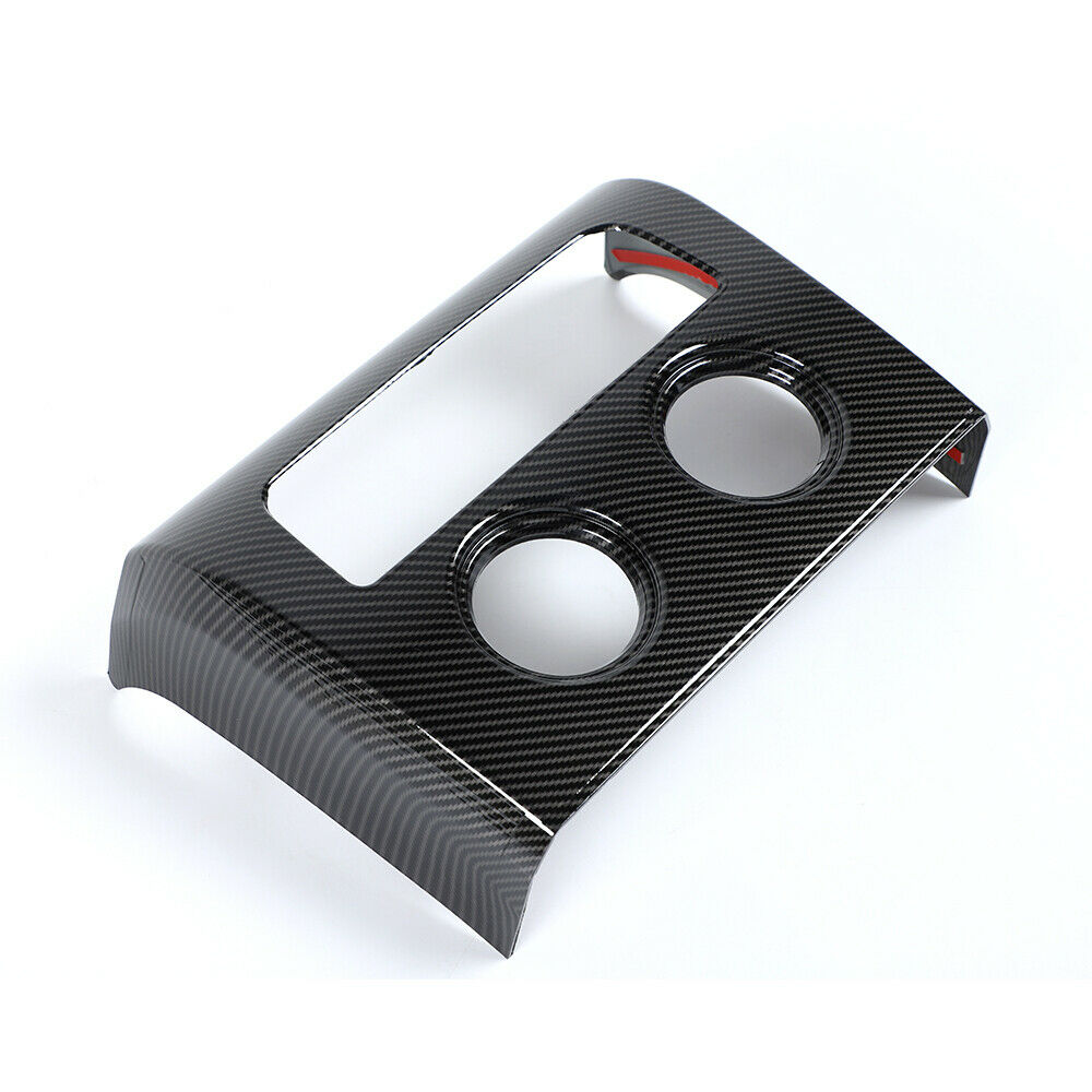 Carbon Fiber Rear Air Conditioner Vent Outlet Cover Trim For Ford F150 Raptor 09-14 Interior Accessories
