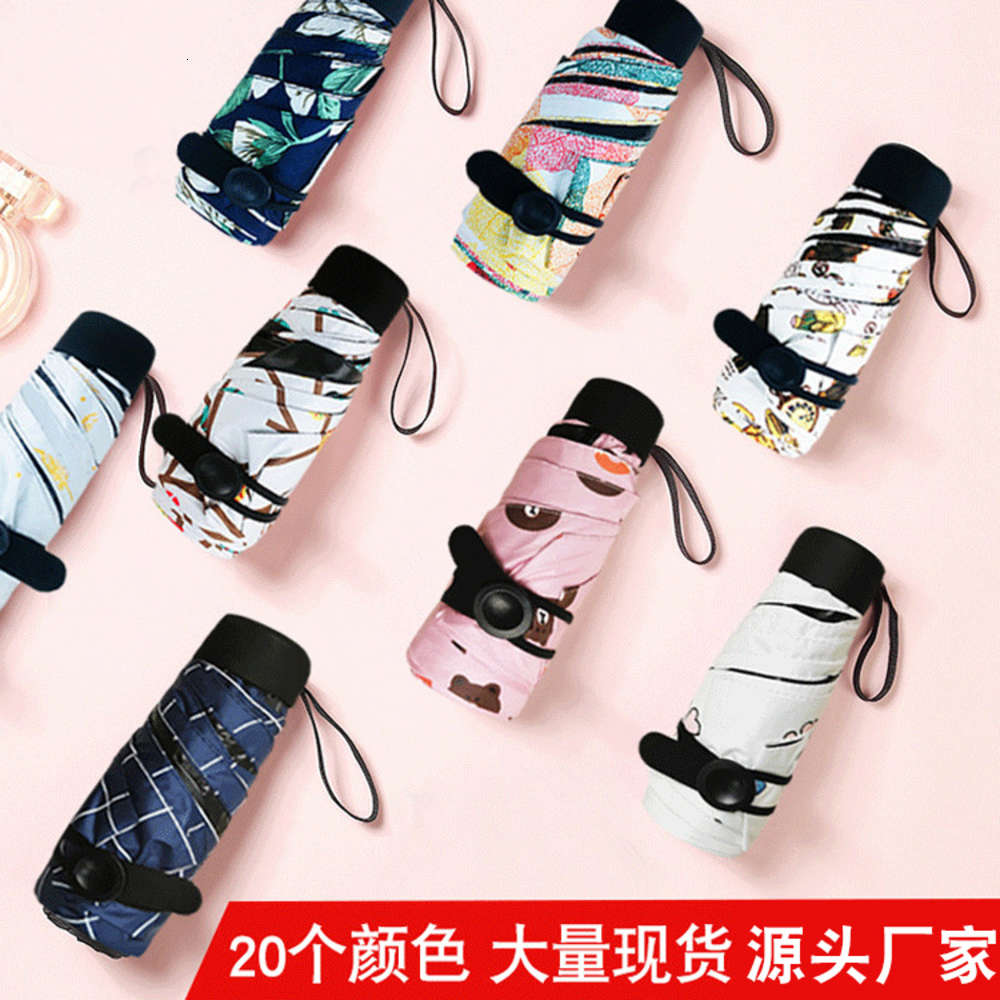 Mini ultra light five fold umbrella ultraviolet folding sunshade dual purpose sunny sunscreen pocket female
Mini ultra light five fold umbrella ultraviolet folding sunshade dual purpose sunny sunscreen pocket female