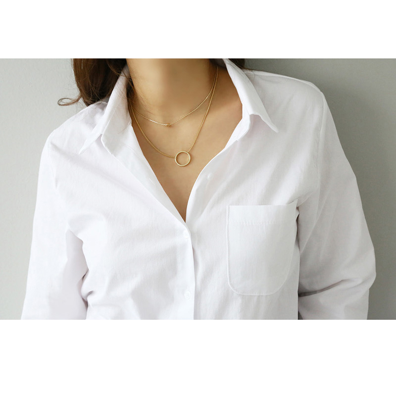 Spring Autumn Korea Fashion Women White Shirt Female Blouse Tops Office Lady Long Sleeve Turn-down Collar Loose Blouses S206 210512