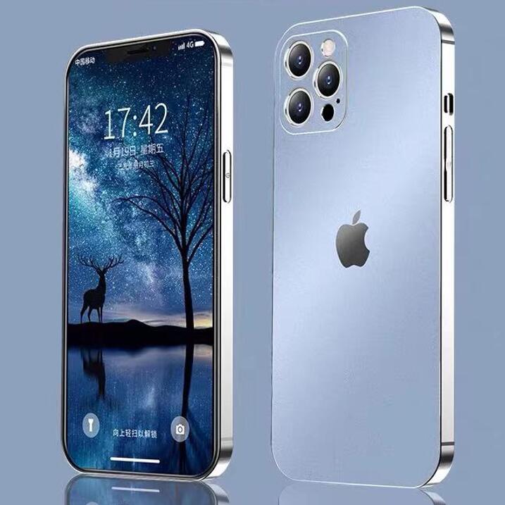 iPhone12 12promax 12 mini 13 13pro 13promax 13 mini matte electroplating phone case Full Covered Protective Case iPhone 11 11pro XS XR case cover (iph