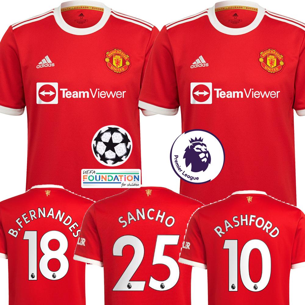 Manchester United Home Soccer Jersey SANCHO Man Utd Shirt 2021 2022 B.FERNANDES GREENWOOD VAN DE BEEK RASHFORD CAVANI Replica Football Kits Uniform, Black;yellow
Manchester United Home Soccer Jersey SANCHO Man Utd Shirt 2021 2022 B.FERNANDES GREENWOOD VAN DE BEEK RASHFORD CAVANI Replica Football Kits Uniform, Black;yellow