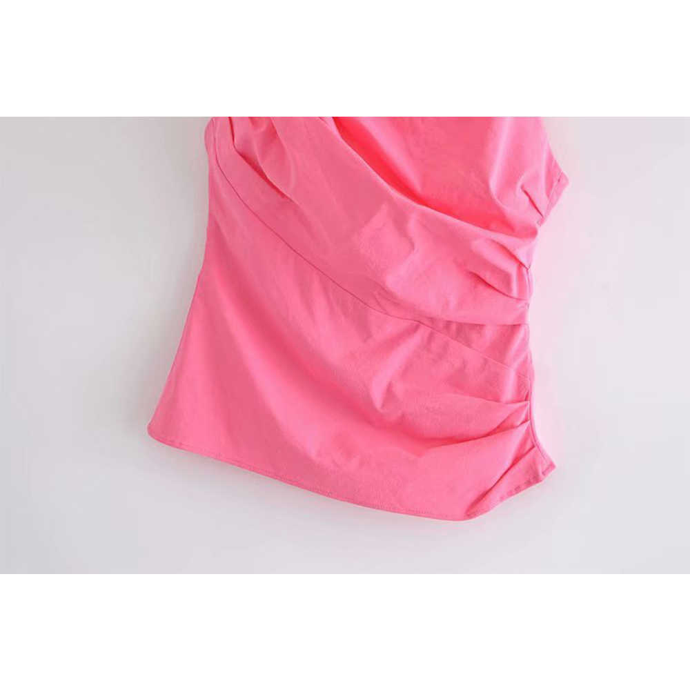 Crop Top Women Casual Fashion Chic Lady Halter Top Women Summer Top Women Sleeveless Tank Tops 210709