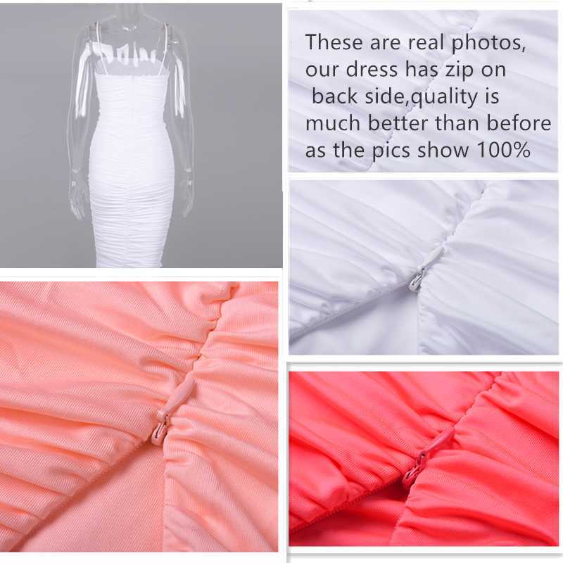 Sexy Women Bodycon Dress Slim Elegant Ruched Maxi Dresses Summer Strapless White Backless 2 Layer Evening Party Dress Women 210630