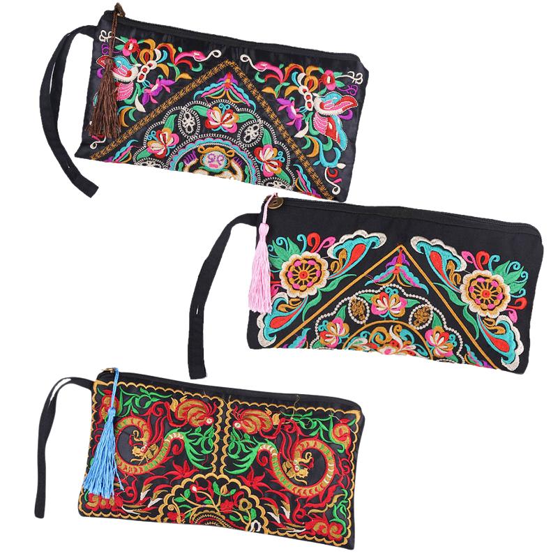 Women Wallet Embroider Purse Clutch Mobile Phone Bag Coin Bag-galsang Flower Wallets, Red;black
Women Wallet Embroider Purse Clutch Mobile Phone Bag Coin Bag-galsang Flower Wallets, Red;black