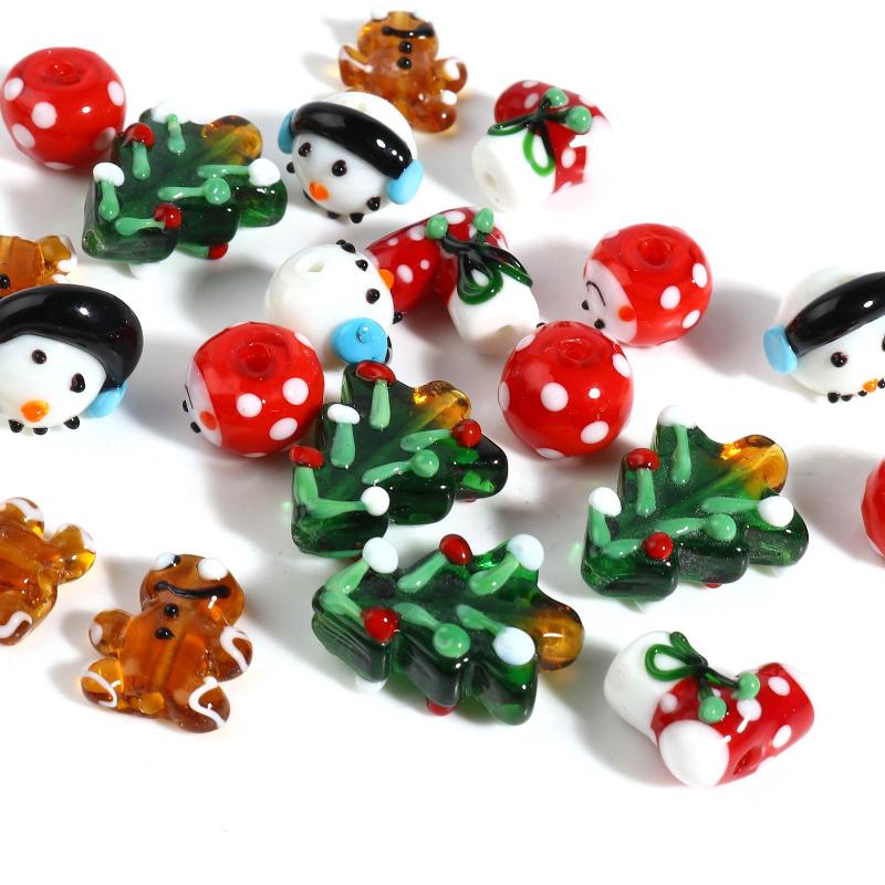 Other 1PC Cute Cartoon Christmas Glass Beads Tree Snowman Lampwork Multicolor Loose DIY Making Jewelry
Other 1PC Cute Cartoon Christmas Glass Beads Tree Snowman Lampwork Multicolor Loose DIY Making Jewelry