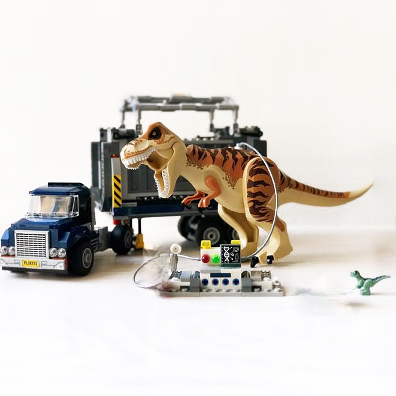 Bela 10927 Building Blocks Movie & Game Series Lost Kingdom Tyrannosaurus Transporter Toys Christmas gift Comptible 75933
Bela 10927 Building Blocks Movie & Game Series Lost Kingdom Tyrannosaurus Transporter Toys Christmas gift Comptible 75933
