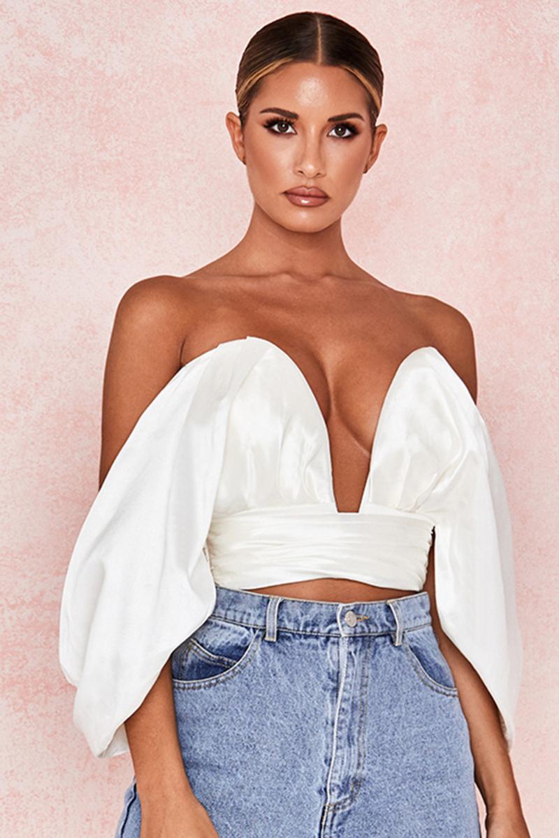 Women's T-Shirt Women Fashion Solid Color Strapless Shirt Summer Boat Neck Back Bow Bandage Wild Tube Top Playful And Cute White Black
Women's T-Shirt Women Fashion Solid Color Strapless Shirt Summer Boat Neck Back Bow Bandage Wild Tube Top Playful And Cute White Black