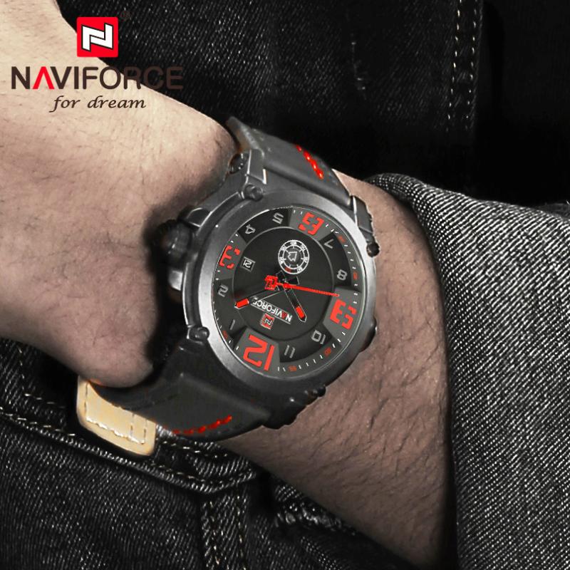 Wristwatches NAVIFORCE Military Watches Men Top Sports Army Quartz Wristwatach Analog Date Clock Male Wrist Watch 2021, Slivery;brown
Wristwatches NAVIFORCE Military Watches Men Top Sports Army Quartz Wristwatach Analog Date Clock Male Wrist Watch 2021, Slivery;brown