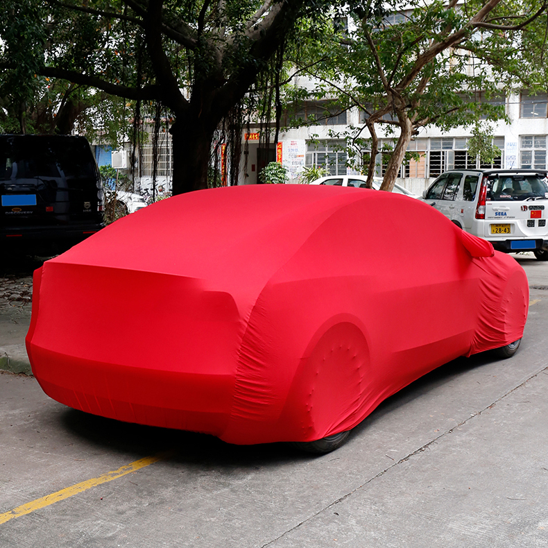 Tes-la Model3 Modely Car Cover Velvet Stretch Cloth Sunscreen Dustproof Car Cover Accessories