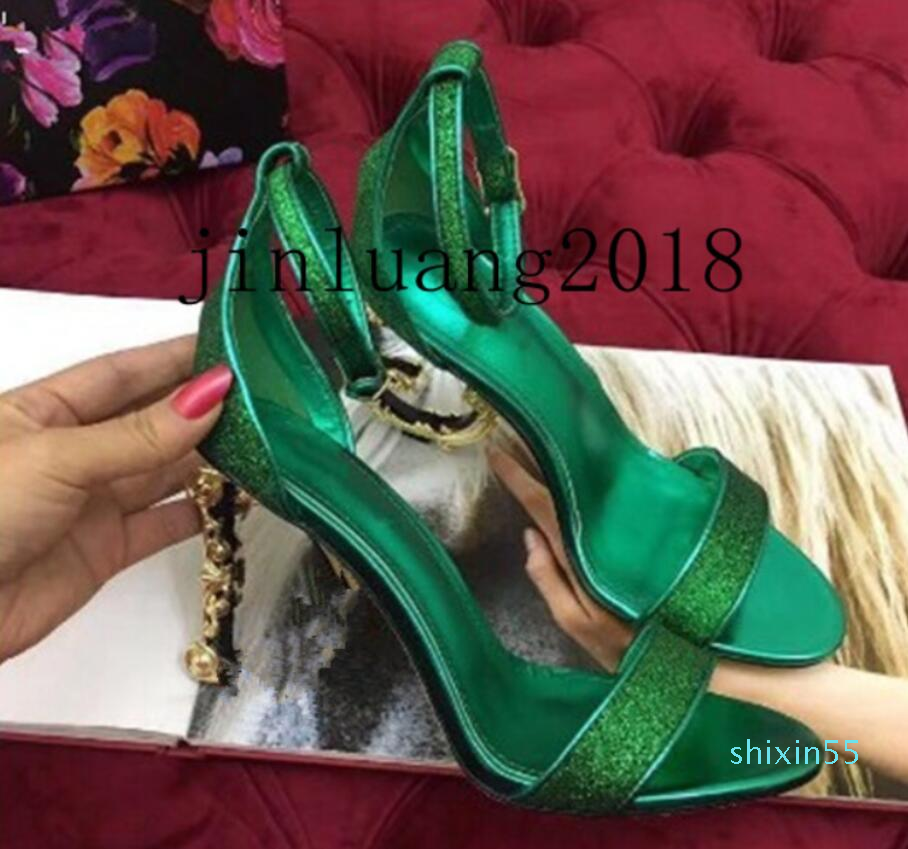 2021High HeelDress Shoes Sandals for woman, Genuine Leather Dressing Pumps with D Baroque & G Sculpted Heel sandals--1, Customize
2021High HeelDress Shoes Sandals for woman, Genuine Leather Dressing Pumps with D Baroque & G Sculpted Heel sandals--1, Customize