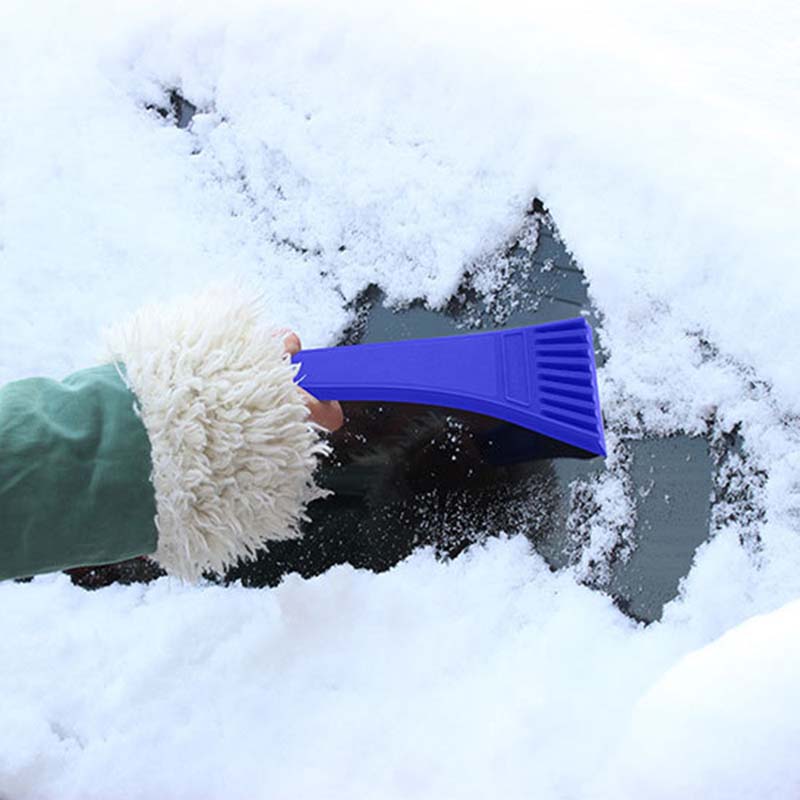 Universal Plastic Vehicle Ice Scraper Cleaner Tool T Shape Winter Snow Shovels Glass Blade Windshield Window Wiper Ices Scrapers Car Cleaning Tools